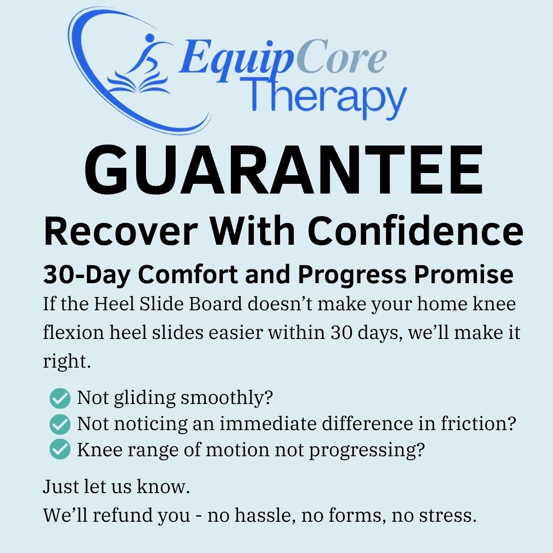 Heel Slide Board — PT-Approved for Total Knee Replacement Recovery