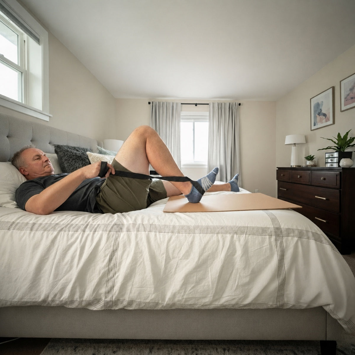 Getting your knee to bend again shouldn't be a fight with your bedsheets.