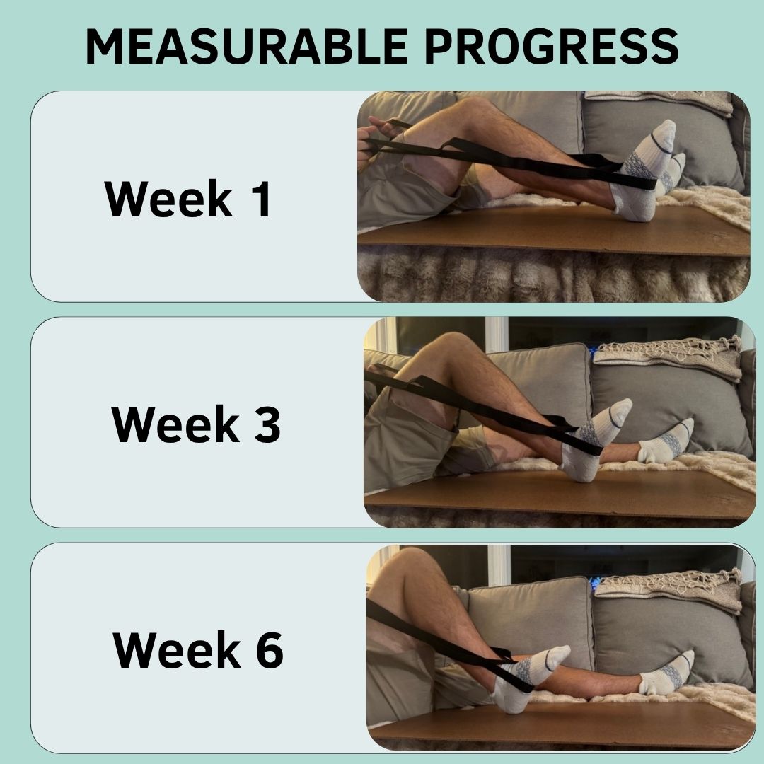 Heel Slide Board — PT-Approved for Total Knee Replacement Recovery