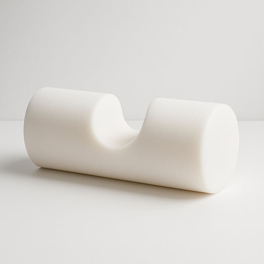 KneEXT — Foam Roller with Heel Cut-Out | Total Knee Replacement Recovery