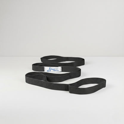 Non-Elastic Yoga Stretch Strap — PT-Approved for Total Knee Replacement Recovery
