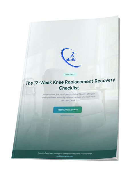 The 12-Week Knee Replacement Recovery Checklist free guide booklet